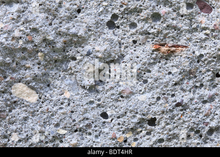 Grunge texture inégale de béton gris close up Banque D'Images