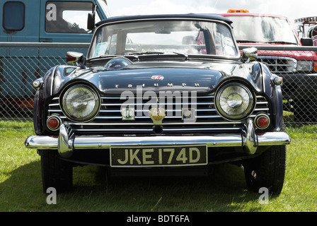 Un 1966 Triumph TR4a. Banque D'Images