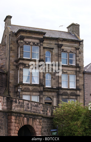 Georgian House, remparts, Berwick-upon-Tweed, Northumberland, England Banque D'Images