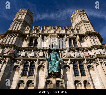 Christchurch gate entrée à la Cathédrale de Canterbury dans le Kent, UK Banque D'Images