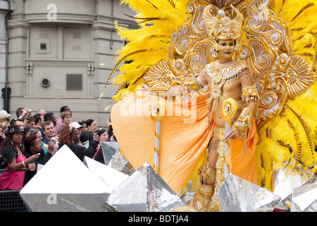 Artistes au carnaval de Notting Hill à Londres Banque D'Images