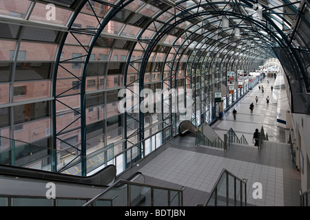 Allée menant à la gare Union à Toronto Banque D'Images