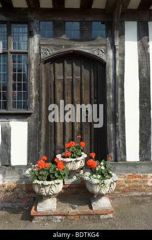 La porte du chalet Lavenham Suffolk UK Banque D'Images