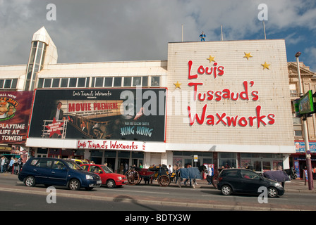 Louis Tussauds waxworks sur le front de mer de Golden Mile de Blackpool. Banque D'Images