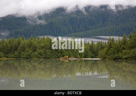 / Mendenhall-See Mendenhall-Lake / Juneau - Alaska Banque D'Images