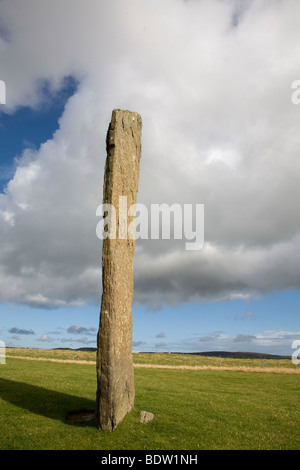 Menhirs de Stenness, Coeur néolithique des Orcades, îles Orcades, Ecosse Banque D'Images