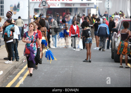 Défilé du carnaval de Notting Hill, Londres, 2009 Banque D'Images