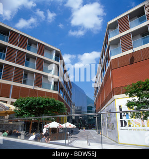 Highcross Leicester City quart résidentiel moderne avec vacances appartements. Banque D'Images
