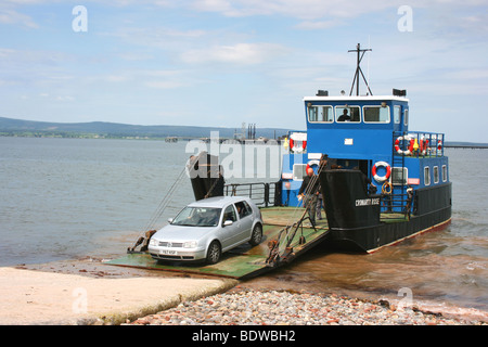 Location de débarquement le petit ferry 'Rose' à Cromarty Cromarty sur la Black Isle, Ross-shire, dans les montagnes de l'Ecosse Banque D'Images