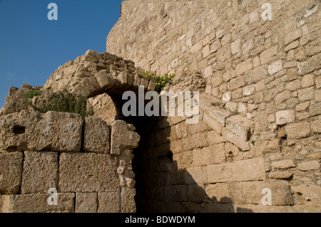 Arch à Césarée, en Israël Banque D'Images