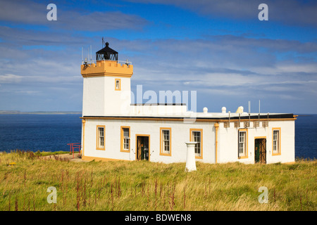 Duncansby Head Lighthouse, Caithness, Ecosse Banque D'Images