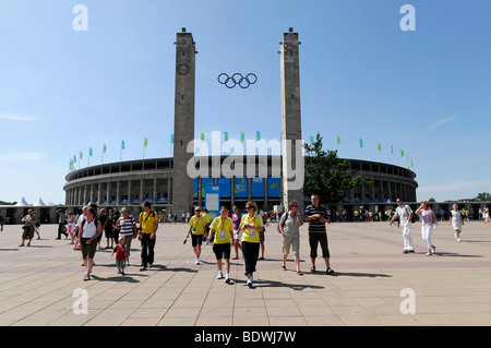 Stade olympique, 12 es Championnats du monde d'athlétisme de 2009, la capitale fédérale, Berlin, Germany, Europe Banque D'Images