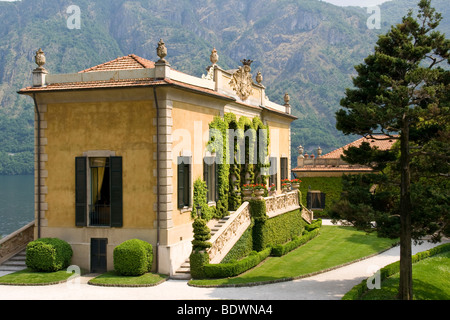 Villa del Balbianello, Lezzeno, Lac de Côme, Italie Banque D'Images