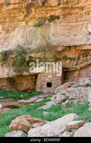 Lawrences Printemps ou Ain Shalaaleh dans le Wadi Rum Jordanie Banque D'Images