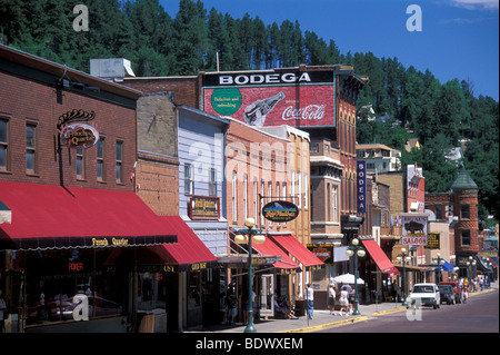 Main Street, Deadwood, Dakota du Sud, SD, USA, NA Banque D'Images