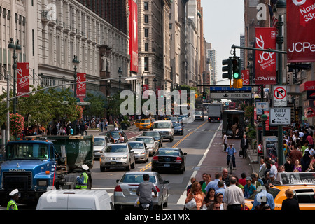 Rues de New York Banque D'Images