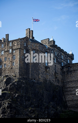 Le Château d'Édimbourg, Écosse, Royaume-Uni, Europe Banque D'Images