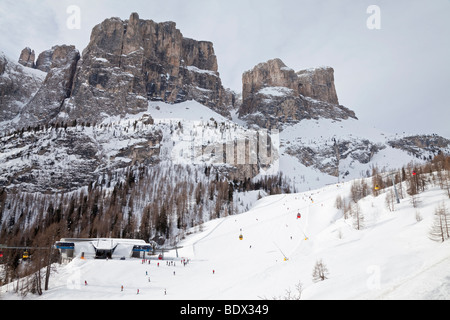 Val di Gardena, Trentino-Alto Adige, Dolomites, Tyrol du Sud (Tyrol du Sud), l'Italie, l'Europe Banque D'Images