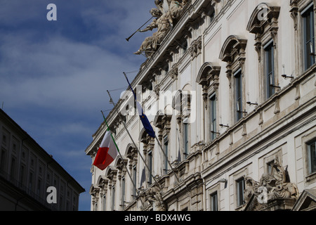 Palazzo della Consulta, site italien de la Cour constitutionnelle Banque D'Images