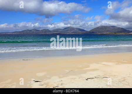 Luskentyre, Isle of Harris, Hébrides extérieures, en Écosse Banque D'Images