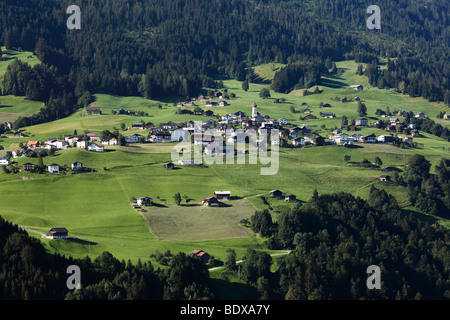 Raggal, Grande Vallée Walser, Vorarlberg, Autriche, Europe Banque D'Images