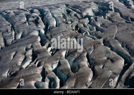 Glacier du Rhône, 2009, Canton d'Uri, Suisse, Europe Banque D'Images