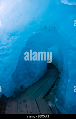 Glacier du Rhône, 2009, Canton d'Uri, Suisse, Europe Banque D'Images