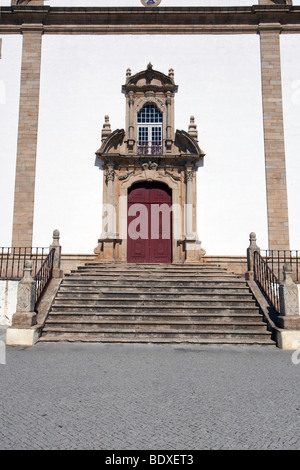 Église Santa Maria da Devesa à Castelo de Vide, Portalegre, Alto Alentejo, Portugal. Banque D'Images