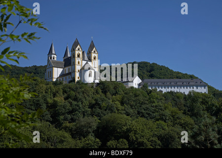 Kloster Arnstein abbaye sur la Lahn près de Obernhof, Rhénanie-Palatinat, Allemagne, Europe Banque D'Images