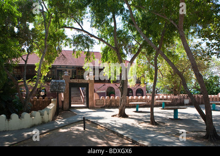 L'île de prison, anciennement le site où les esclaves étaient détenus avant leur expédition, Zanzibar, Tanzania, Africa Banque D'Images