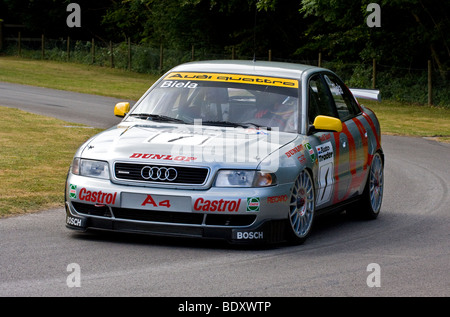 1996 Audi A4 Quattro Supertouring BTCC voiture avec chauffeur Frank Biela à Goodwood Festival of Speed, Sussex, UK Banque D'Images