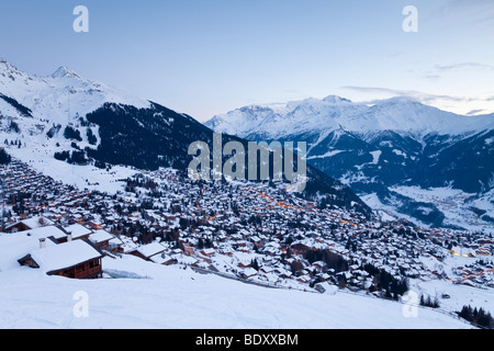 Verbier, Valais, région 4 Vallées, Alpes Bernoises, Suisse Banque D'Images