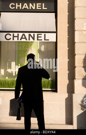 Boutique Chanel en place Place Vendôme, Paris, France Banque D'Images