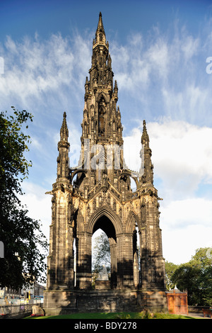 Scott Monument, Édimbourg, Écosse, Royaume-Uni Banque D'Images