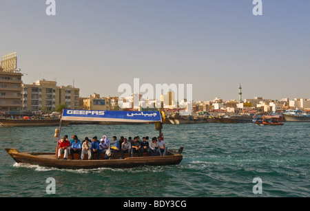 Dubai Creek Water Taxis Banque D'Images