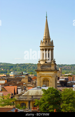 Le clocher de l'église All Saints, Oxford, Angleterre Banque D'Images