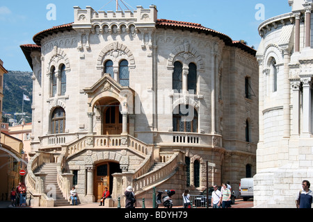 Bâtiment circulaire dans la vieille ville Monte Carlo Monaco Europe Banque D'Images