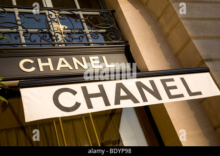 Chanel Boutique, Place Vendôme Square, Paris, France Banque D'Images
