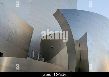 Walt Disney Concert Hall, le détail, l'architecte Frank O. Gehry, Los Angeles, Californie, USA Banque D'Images