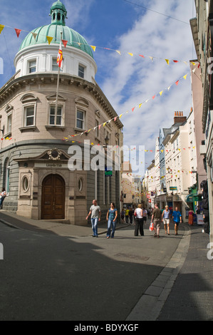 La dh Pollet St Peter Port Guernsey Lloyds building dans le Pollet St Peter Port Banque D'Images