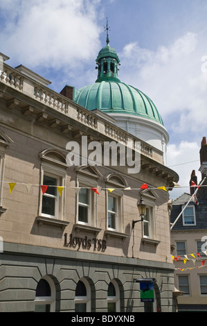 La dh Pollet St Peter Port Guernsey Lloyds building dans le Pollet St Peter Port Banque D'Images