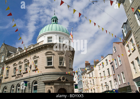 La dh Pollet St Peter Port Guernsey Lloyds building dans le Pollet St Peter Port Banque D'Images