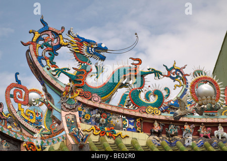 Yap Kongsi Temple Dragon Banque D'Images