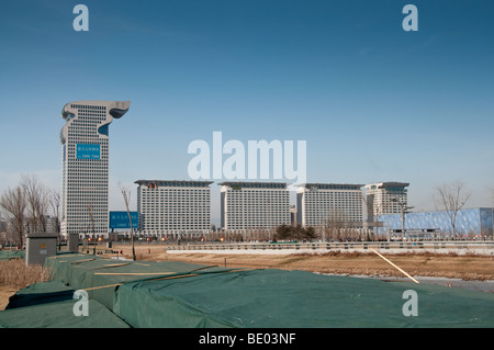 Pangu Plaza, complexe de 7 étoiles Hôtel à Beijing Banque D'Images