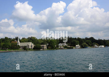 Skanaeateles Lake, ville de Skaneateles, région des lacs Finger de l'État de New York Banque D'Images