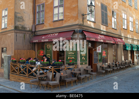 Cafe nova est un ancien café dans la vieille ville de Stockholm Banque D'Images