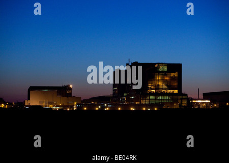 L'image graphique de Dungeness centrale nucléaire de nuit Banque D'Images