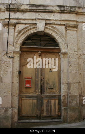 Close up d'une vieille porte de Lectoure, dans le sud-ouest de la France Banque D'Images