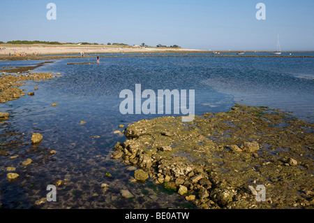 Plage de La Noue , Ile de Ré, France Banque D'Images