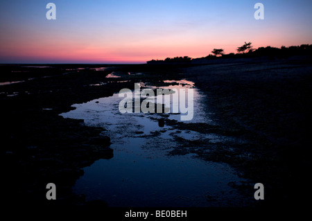 Plage de La Noue , Ile de Ré, France Banque D'Images